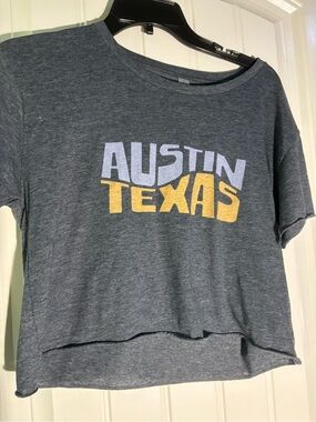 Heather Gray Crewneck Tee with Subtle Texture